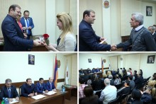 On April 28 at RPA Avan territorial office the solemn ceremony of handing membership cards to 50 new members was held