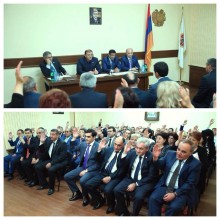 On April 28 Taron Margaryan was elected a delegate to RPA 15th congress