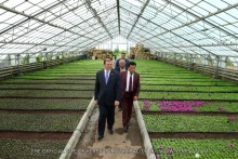 Mayor Taron Margaryan visited Yerevan city greenhouse