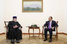 Prime Minister Meets With His Holiness Garegin II, Catholicos Of All Armenians