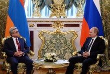President Serzh Sargsyan held meeting with RF President Vladimir Putin