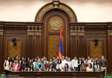 Students of Armenian National Agrarian University Visit the National Assembly