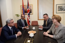 PRESIDENT SERZH SARGSYAN VISITED BRITISH EMBASSY IN ARMENIA