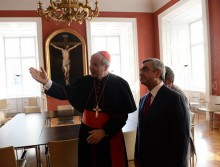 PRESIDENT HELD MEETING WITH ARCHBISHOP OF VIENNA AND PRESIDENT OF AUSTRIAN BISHOPS’ CONFERENCE CHRISTOPH SCHONBORN