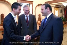 Mayor Taron Margaryan had a meeting with the delegate of German Bundestag Martin Patzold