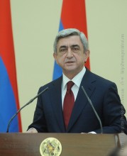 CONGRATULATORY ADDRESS BY RA PRESIDENT SERZH SARGSYAN ON OCCASION OF CONSTITUTION DAY