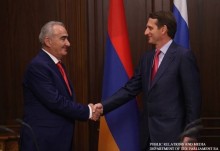 RA NA Speaker Galust Sahakyan Meets with the Speaker of the RF State Duma