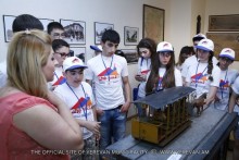 The children arrived in Yerevan within “Come home” project visited the Yerevan History Museum
