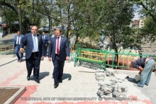 Yerevan Mayor Taron Margaryan had a working visit in Arabkir district