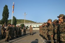The Mayor of Yerevan visited the fixed period service men from Yerevan