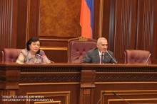 RA NA President Galust Sahakyan Meets with the Participants of “Spyurk” Summer School