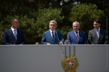 PRESIDENT TAKES PART IN EVENT DEDICATED TO 20TH ANNIVERSARY OF FOUNDATION OF MILITARY INSTITUTE AFTER VAZGEN SARGSYAN AND GRADUATION OF MILITARY-EDUCATIONAL INSTITUTIONS’ ALUMNI