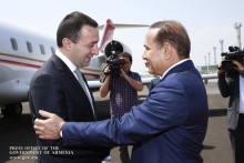 Georgian Premier’s delegation arrives in Yerevan