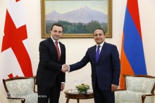 Armenia, Georgia Prime Ministers Discuss Bilateral Relations