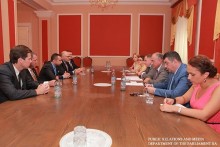 Members of the Armenia-Canada Friendship Group Meet with Canadian Parliamentarians
