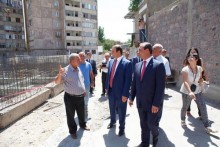 The Mayor had a working visit to Kentron district