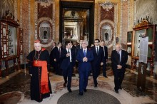 PRESIDENT TAKES PART IN OPENING OF ARMENIAN CROSS-STONE PERMANENT EXHIBITION IN VATICAN