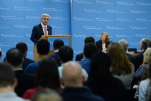 PRESIDENT SERZH SARGSYAN IS HOSTED IN COLUMBIA UNIVERSITY