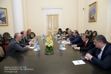 PM Welcomes IMF Managing Director for Armenia