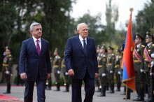 THERE TOOK PLACE ARMENIAN-GREEK HIGH-LEVEL NEGOTIATIONS IN PRESIDENTIAL PALACE