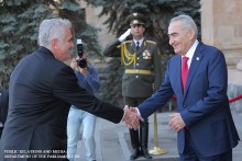 RA NA Speaker Receives the President of the Republic of Serbia