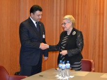 RA NA Deputy Speaker Meets with the Former Speaker of the Parliament of Cyprus Marios Garoian and with the Speaker of the House of Representatives of the Parliament of Australia
