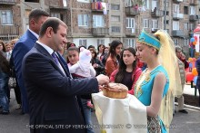The programs of Yerevan development will be consistently carried on in the outskirt districts of the capital