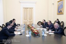 PM Welcomes Newly Appointed China Ambassador to Armenia